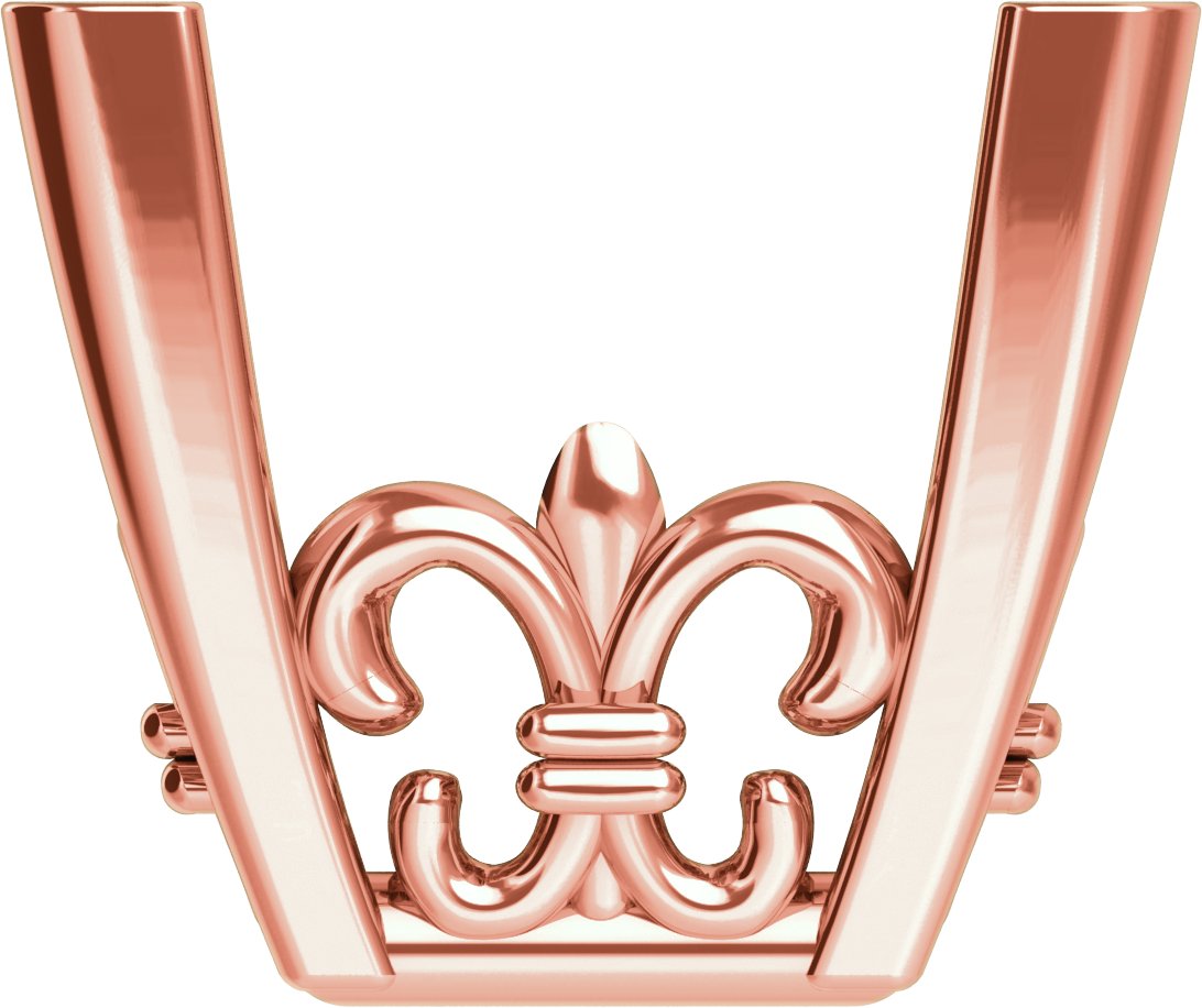 4-Prong Fleur-de-lis Basket Setting
