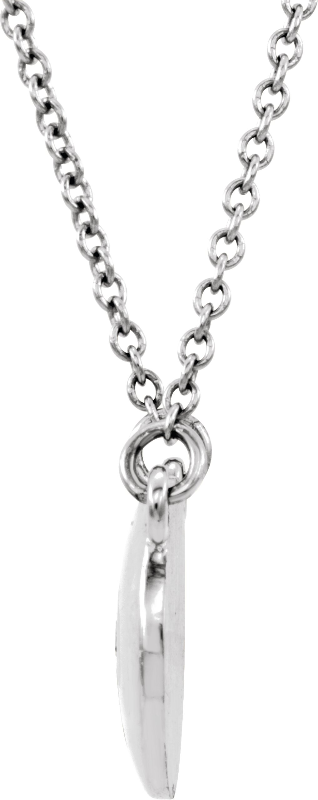 Alternative view of Domed Circle Necklace