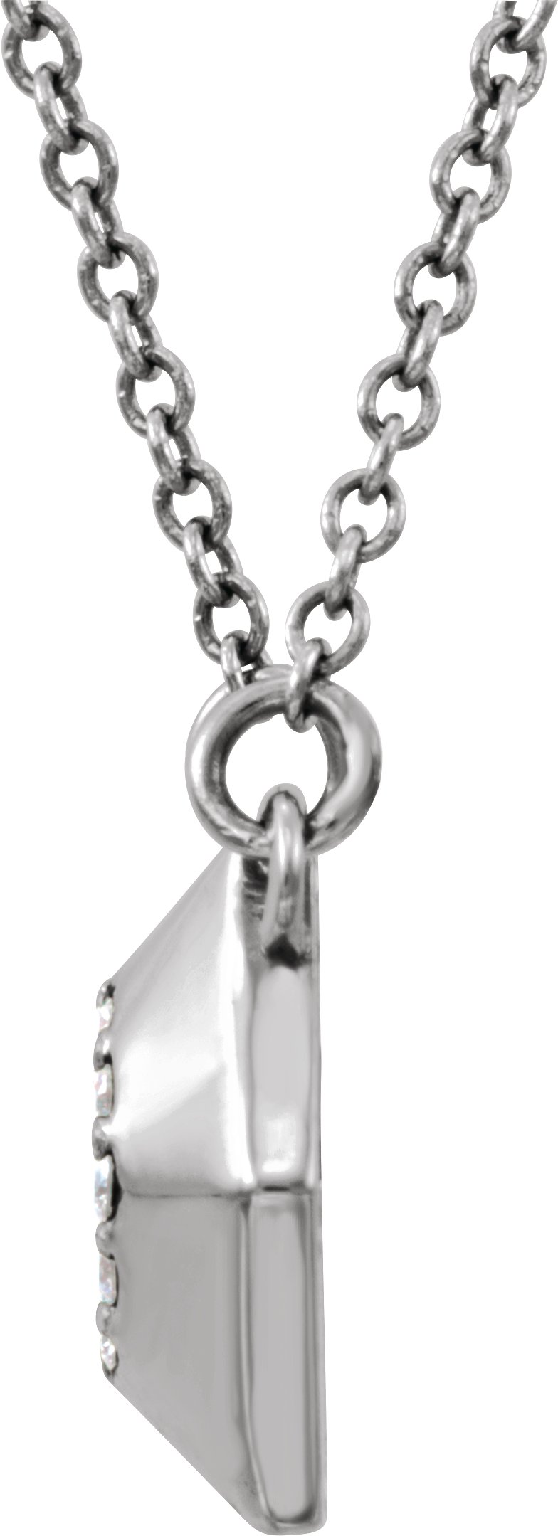 Alternative view of Geometric Cluster Necklace