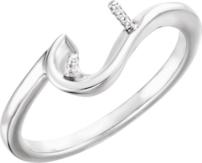 Two-Stone Pearl Ring