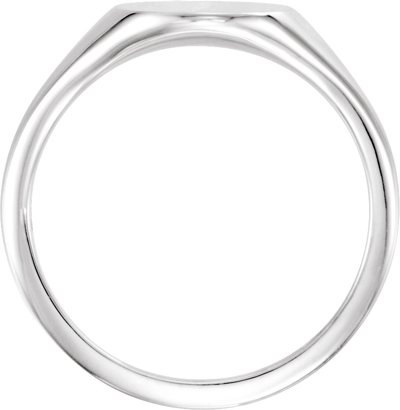 Sterling Silver 8x6 mm Oval Signet Ring