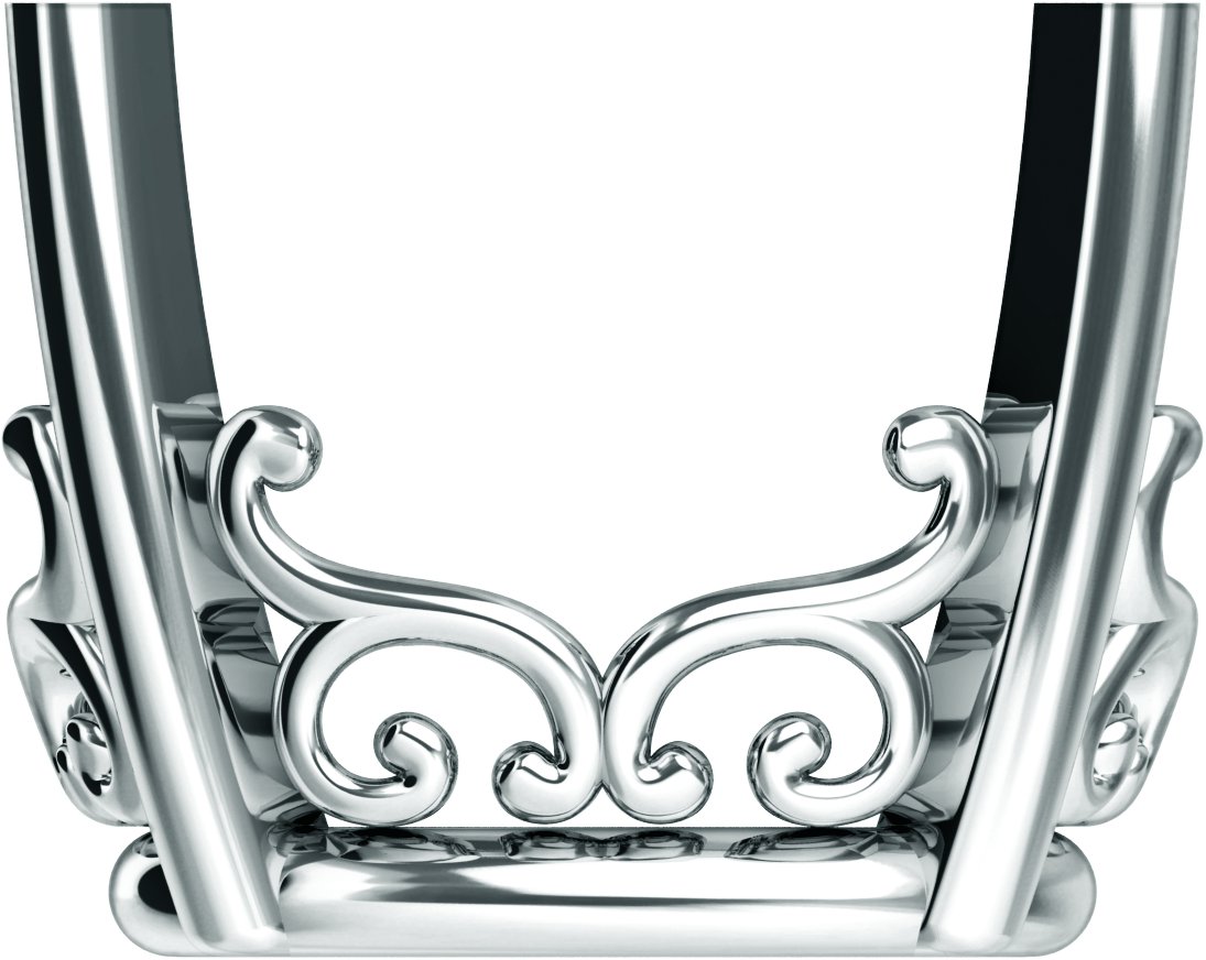 Vintage-Inspired Scroll Basket Setting