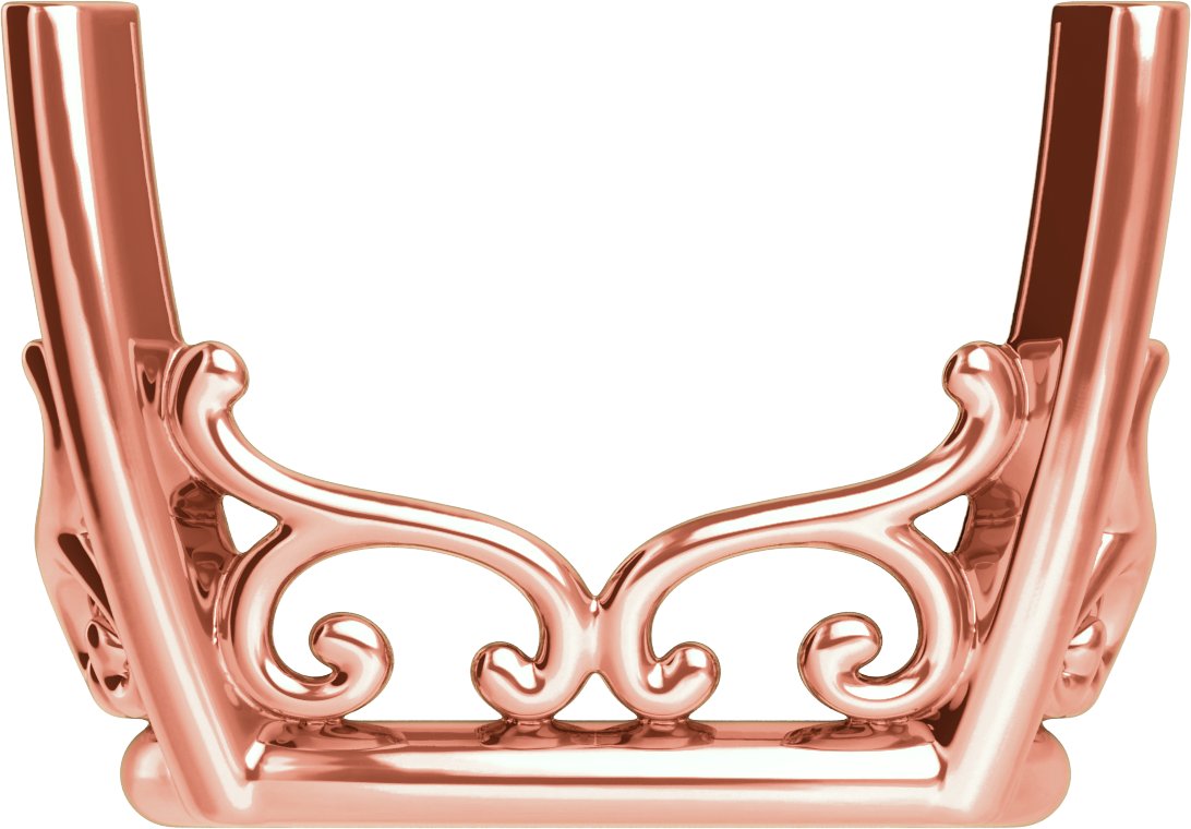 Vintage-Inspired Scroll Basket Setting