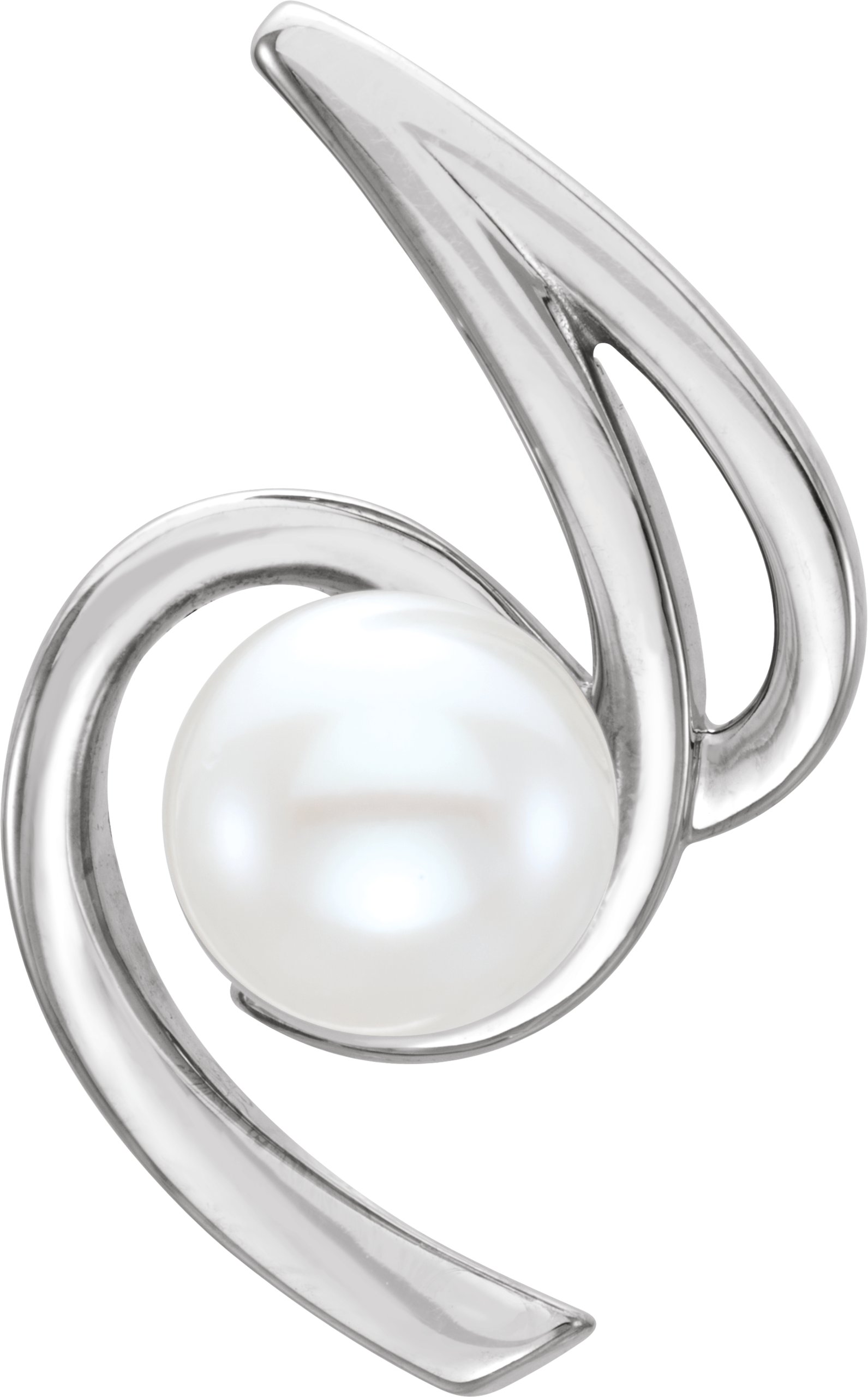 Gemstone Fashion | Pearl Freeform Pendant 