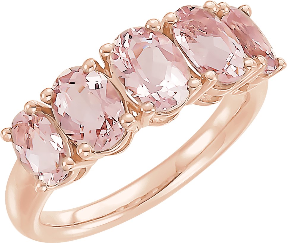 14K Rose Morganite Ring Ref 11918305