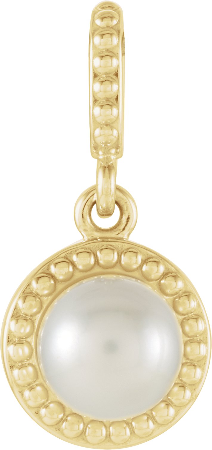 Beaded Pearl Pendant
