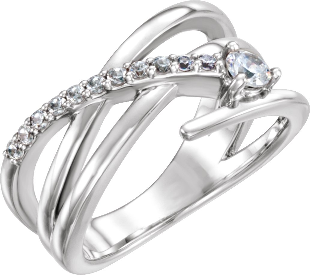 Diamond Freeform Ring or Mounting
