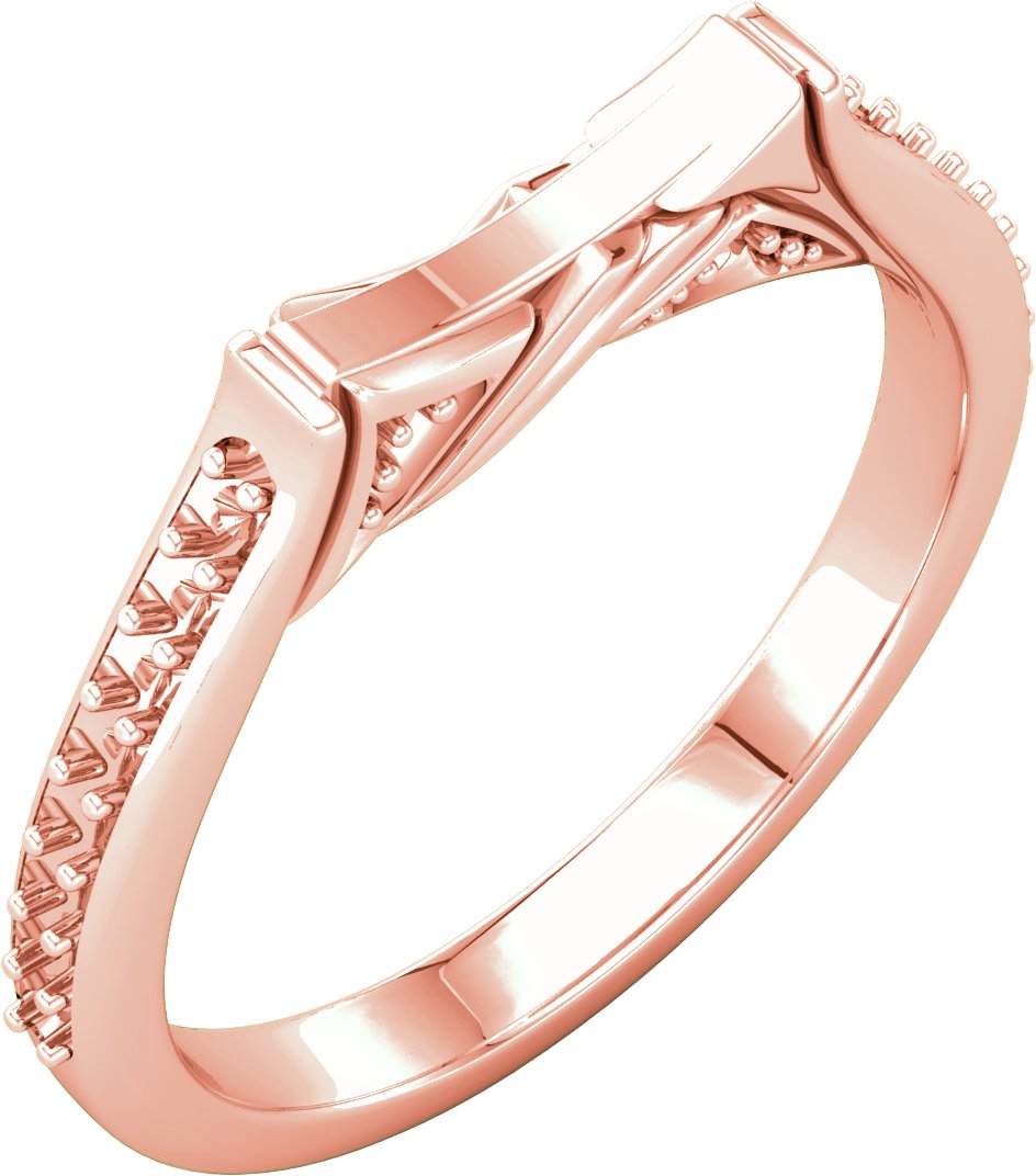 Vintage-Inspired Accented Cathedral Peg Shank