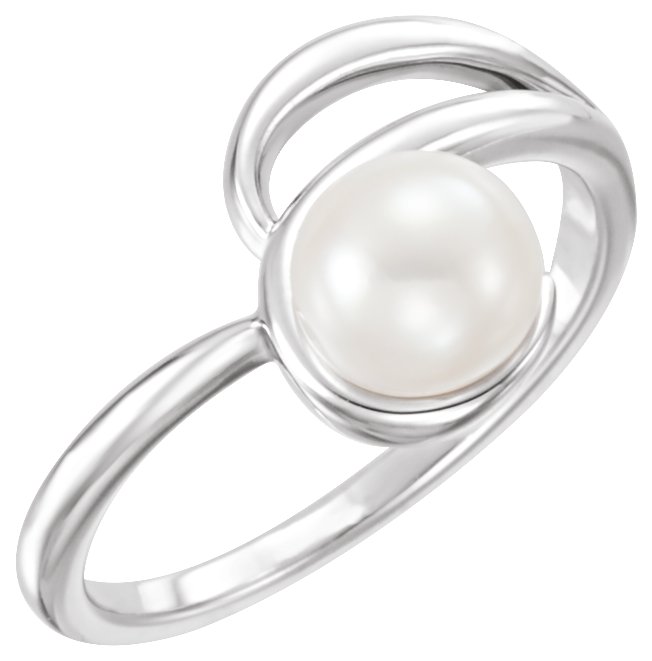 Pearl Freeform Ring
