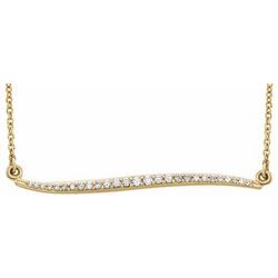 Diamond Curvilinear Necklace or Mounting