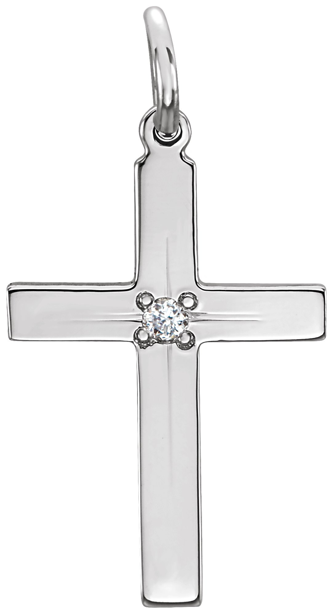Cross Pendant with Diamond Ref 282258