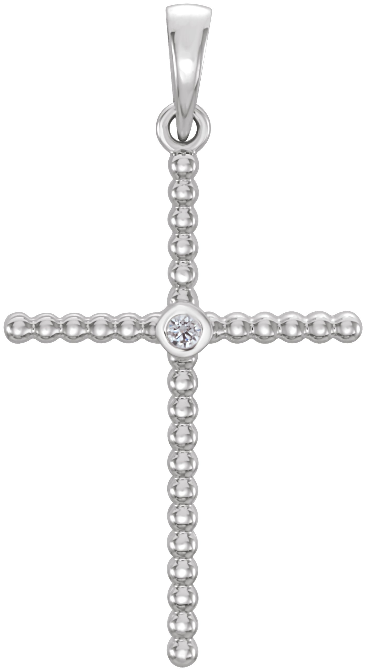 Beaded Cross Pendant
