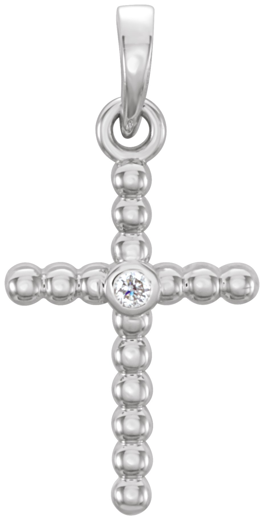 Beaded Cross Pendant
