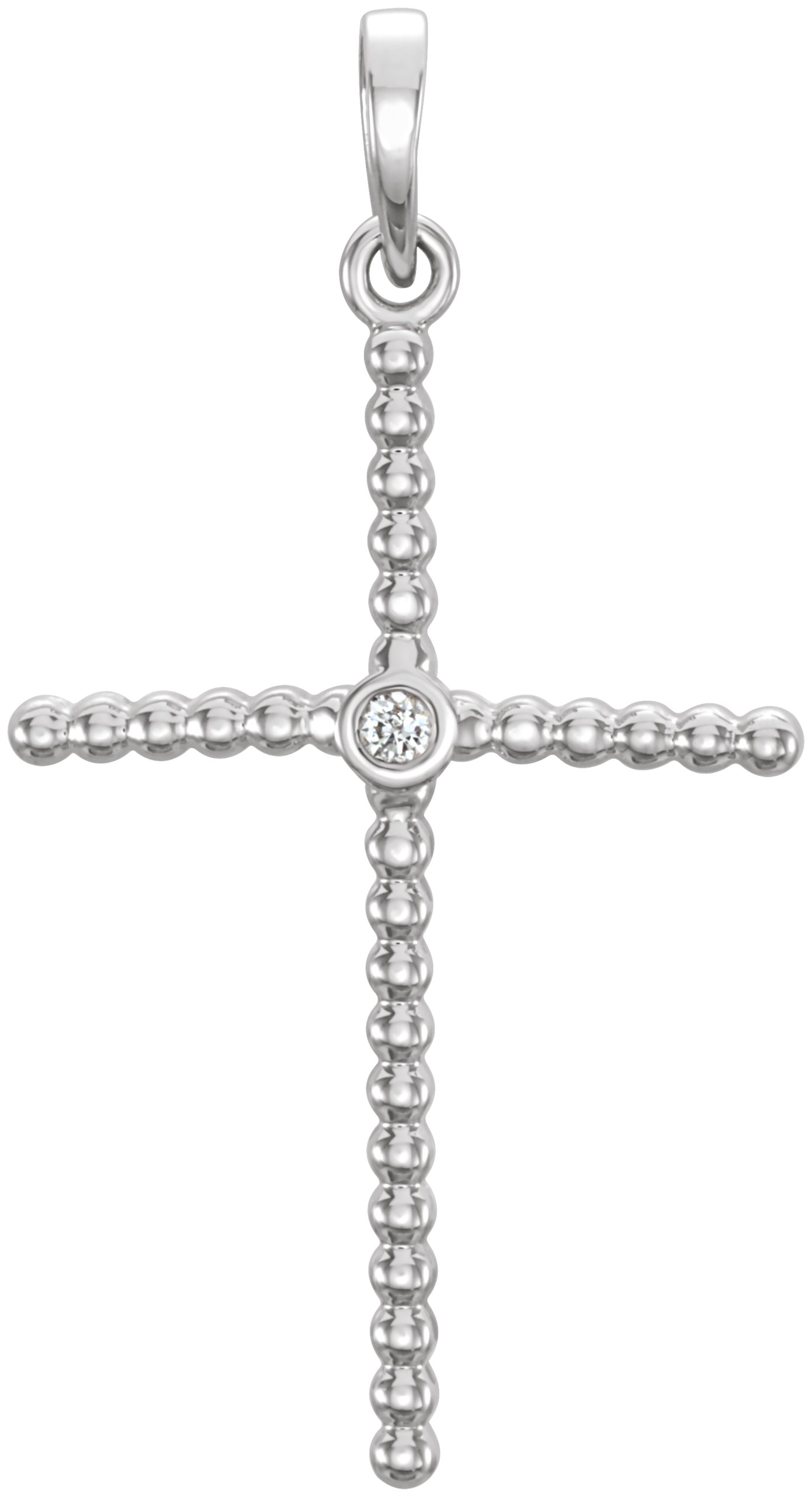 Beaded Cross Pendant