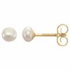 14K Yellow White Freshwater Cultured Pearl Earrings Ref. 14967606