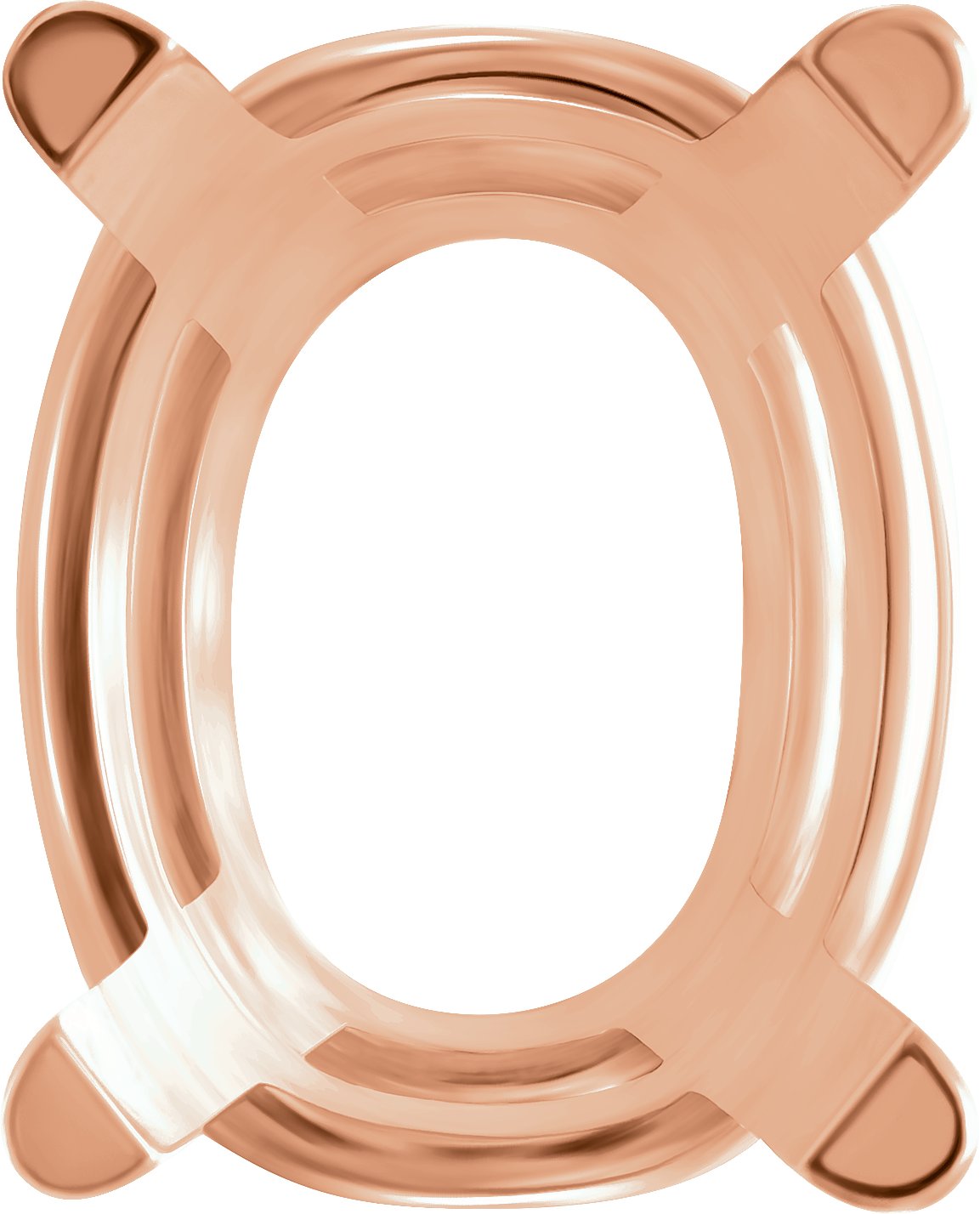 Cushion 4-Prong Basket Setting