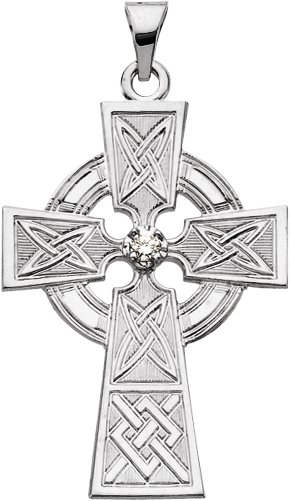 Diamond Cross Height: 33.0mm; Width: 23.0mm; 1x2.5; .06 CTW Ref 345307