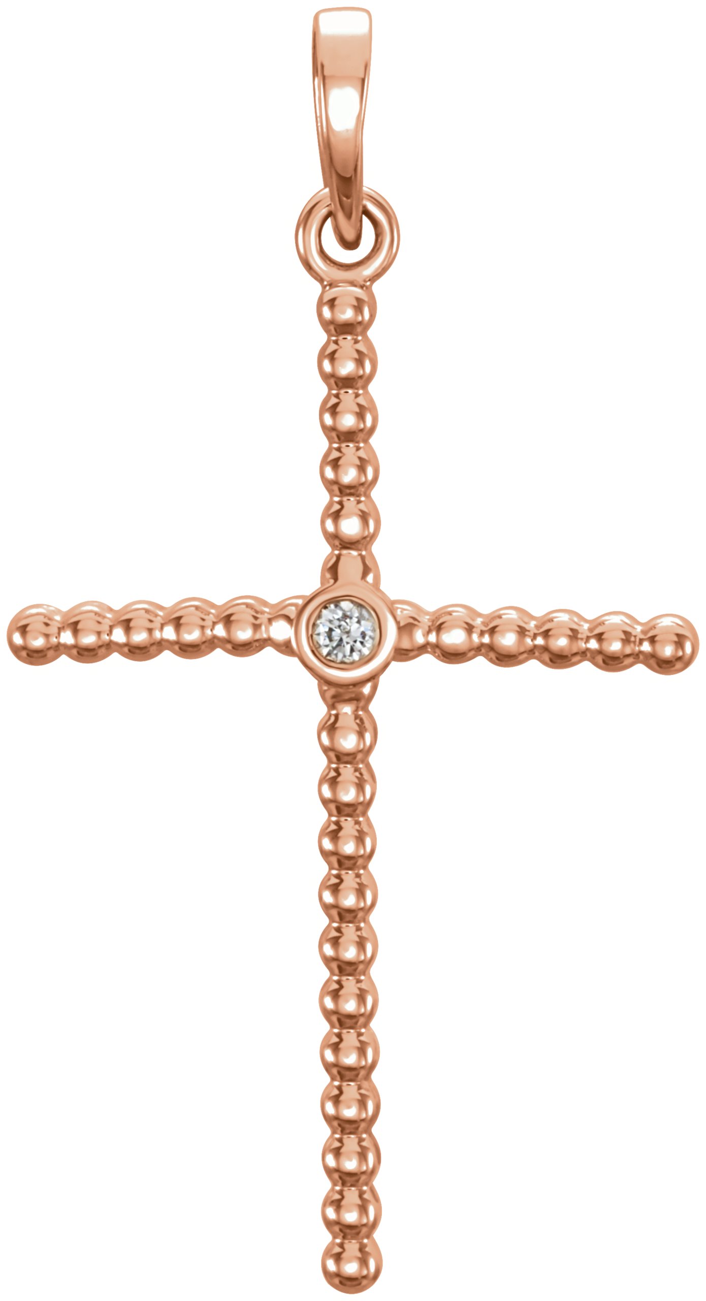 Beaded Cross Pendant