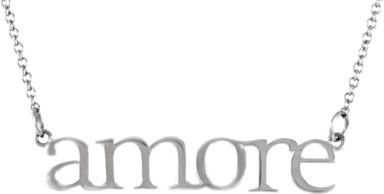 "Amore'" Necklace or Center