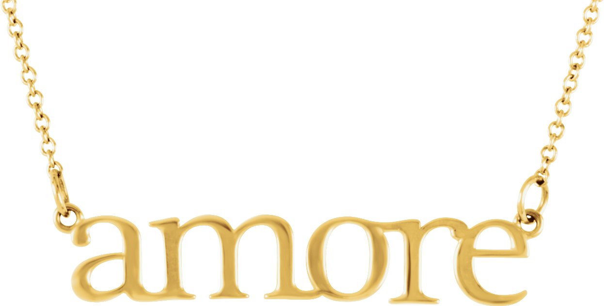 "Amore'" Necklace or Center