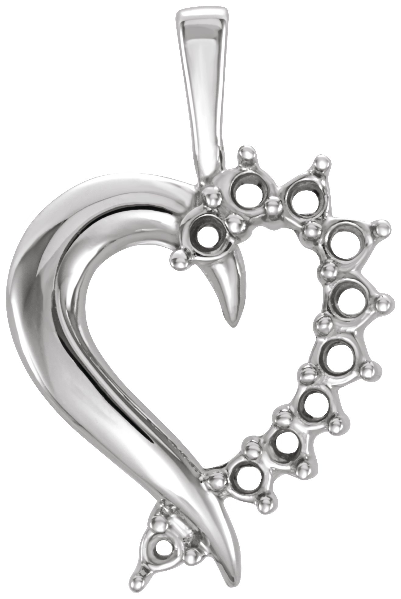Accented Heart Pendant