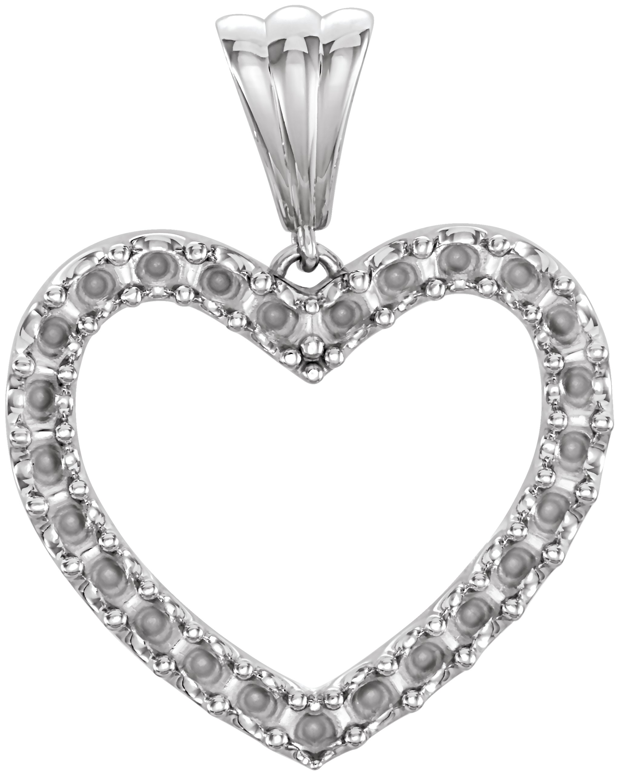 Accented Heart Pendant