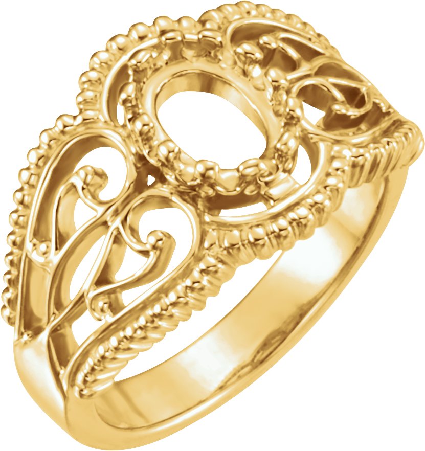 Vintage-Inspired Solitaire Ring