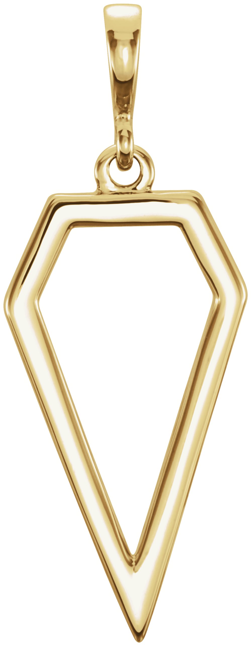 14K Yellow Geometric Pendant Ref. 12017802