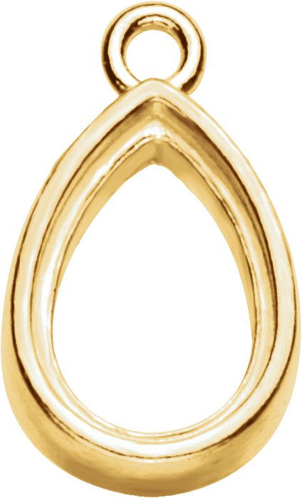 Bezel-Set Cabochon Dangle