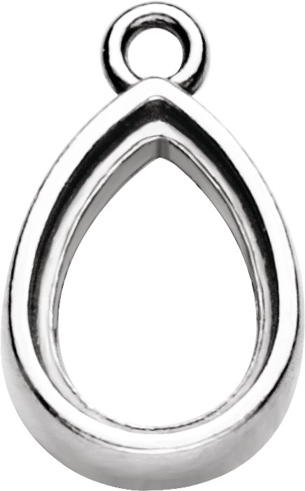 Bezel-Set Cabochon Dangle