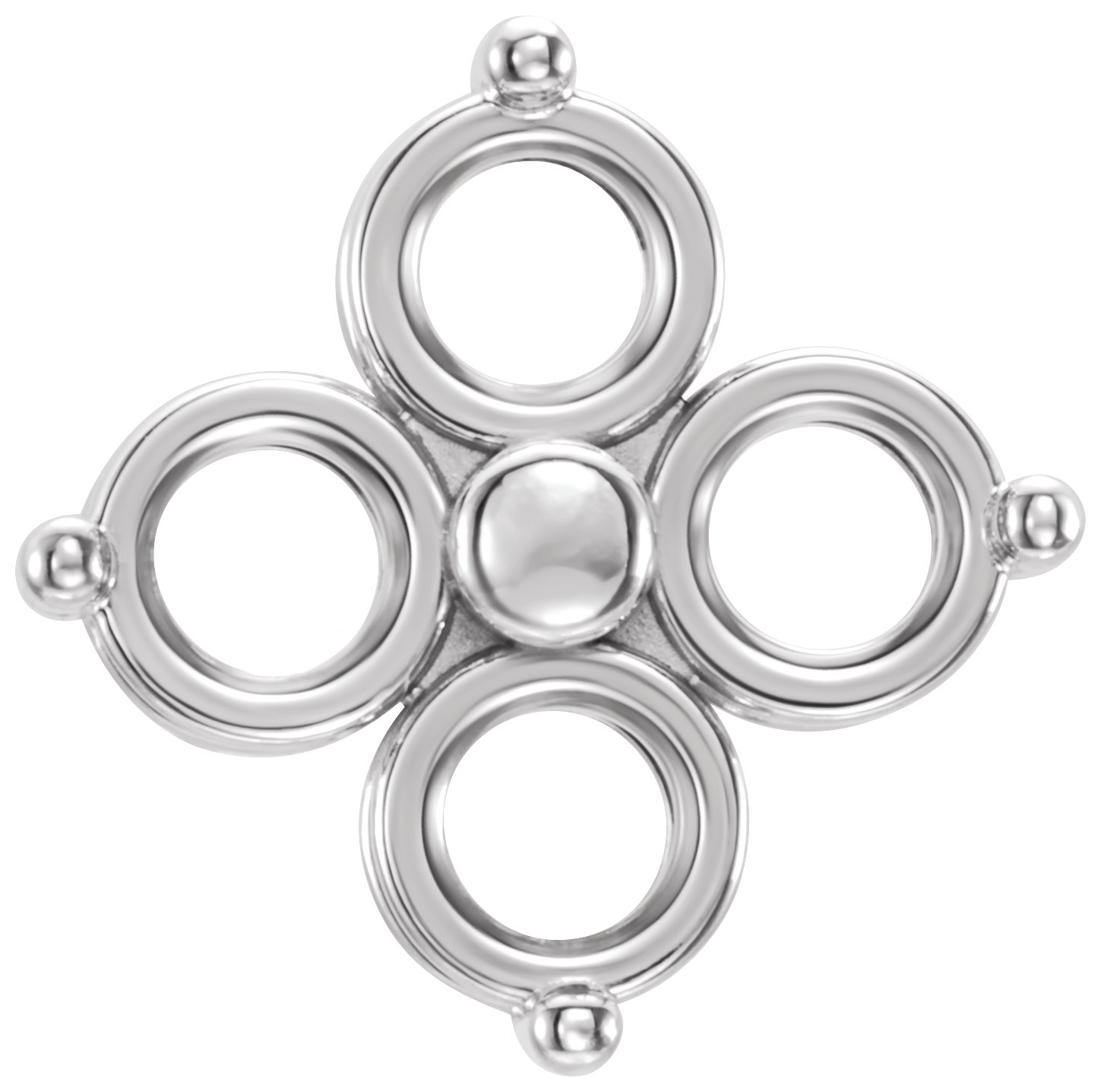 Round Four-Stone Slide Pendant