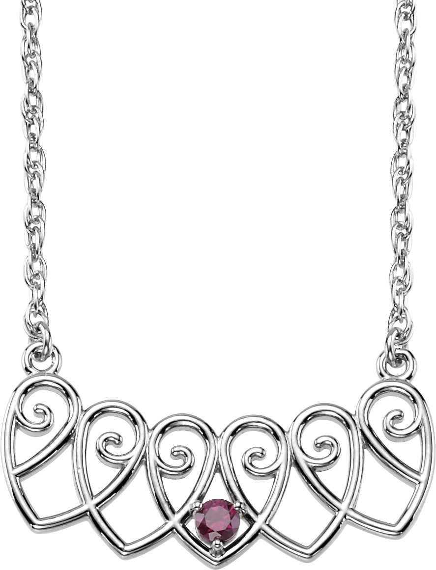 Family Heart Necklace or Center