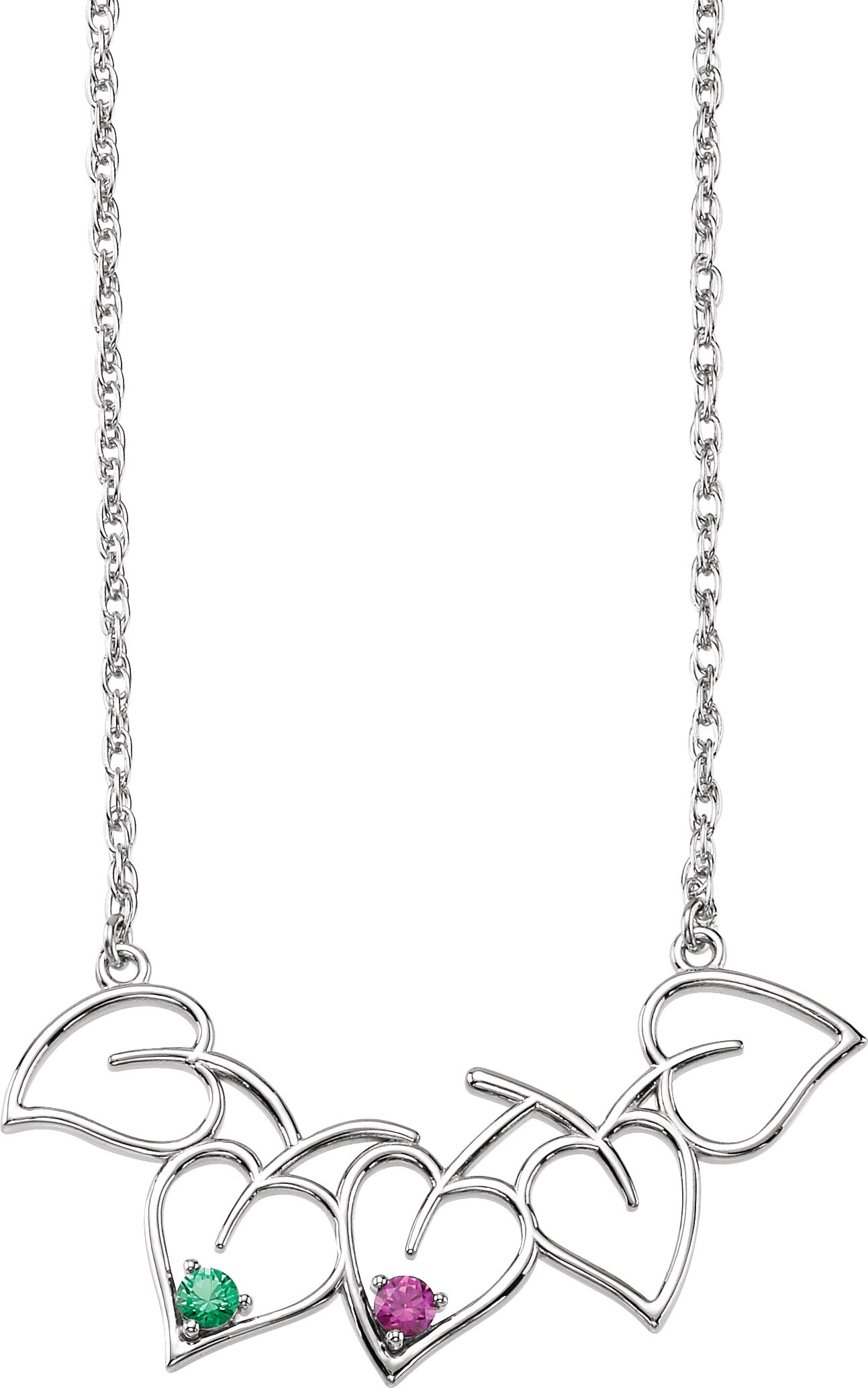 Family Leaf Necklace or Center