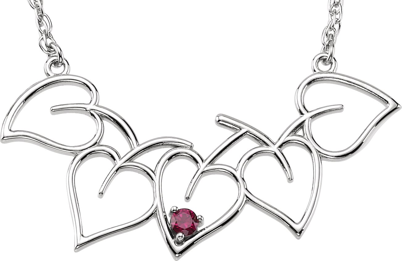 Family Leaf Necklace or Center