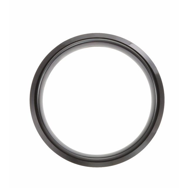 Tungsten 8 mm Black Immerse Plated Satin Finish Band Size 10
