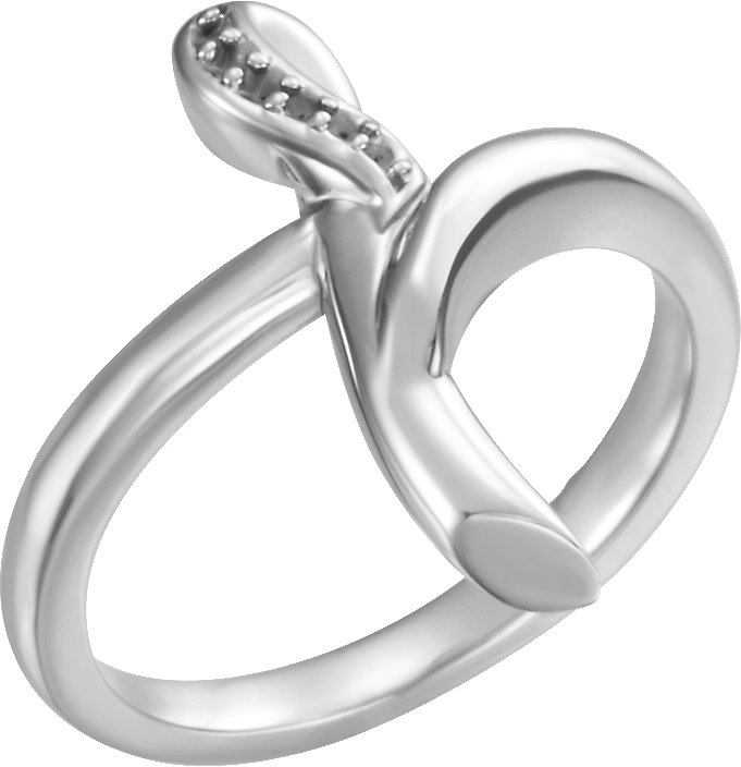 Accented Cross Ring