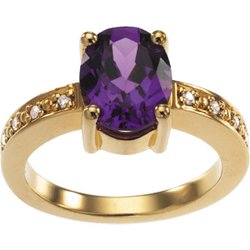 Ring Mounting for Oval & Round Gemstones