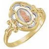 Tri Color Our Lady of Guadalupe Ring Ref 237496