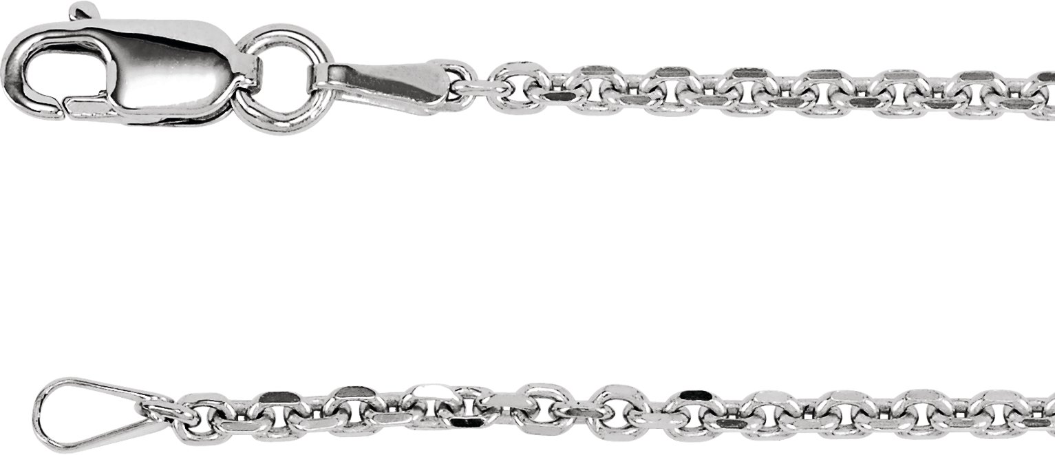 Sterling Silver 2.6mm ROLO Chain - 18