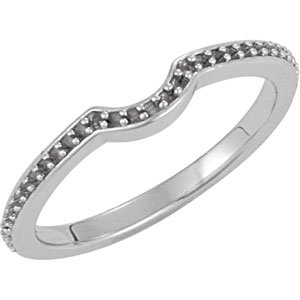 Accented Engagement Ring or Band
