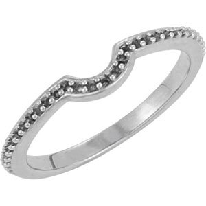 Pavé-Style Accented Engagement Ring or Band