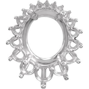 Graduated Halo-Style Pendant