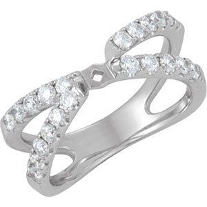 Twist-Style Engagement Ring Base or Band 