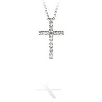 Diamond Petite Cross Pendant