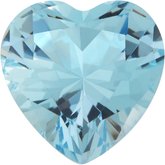 Heart Imitation Aquamarine