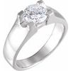 Platinum Diamond Engagement Ring .75 Carat Ref 104103