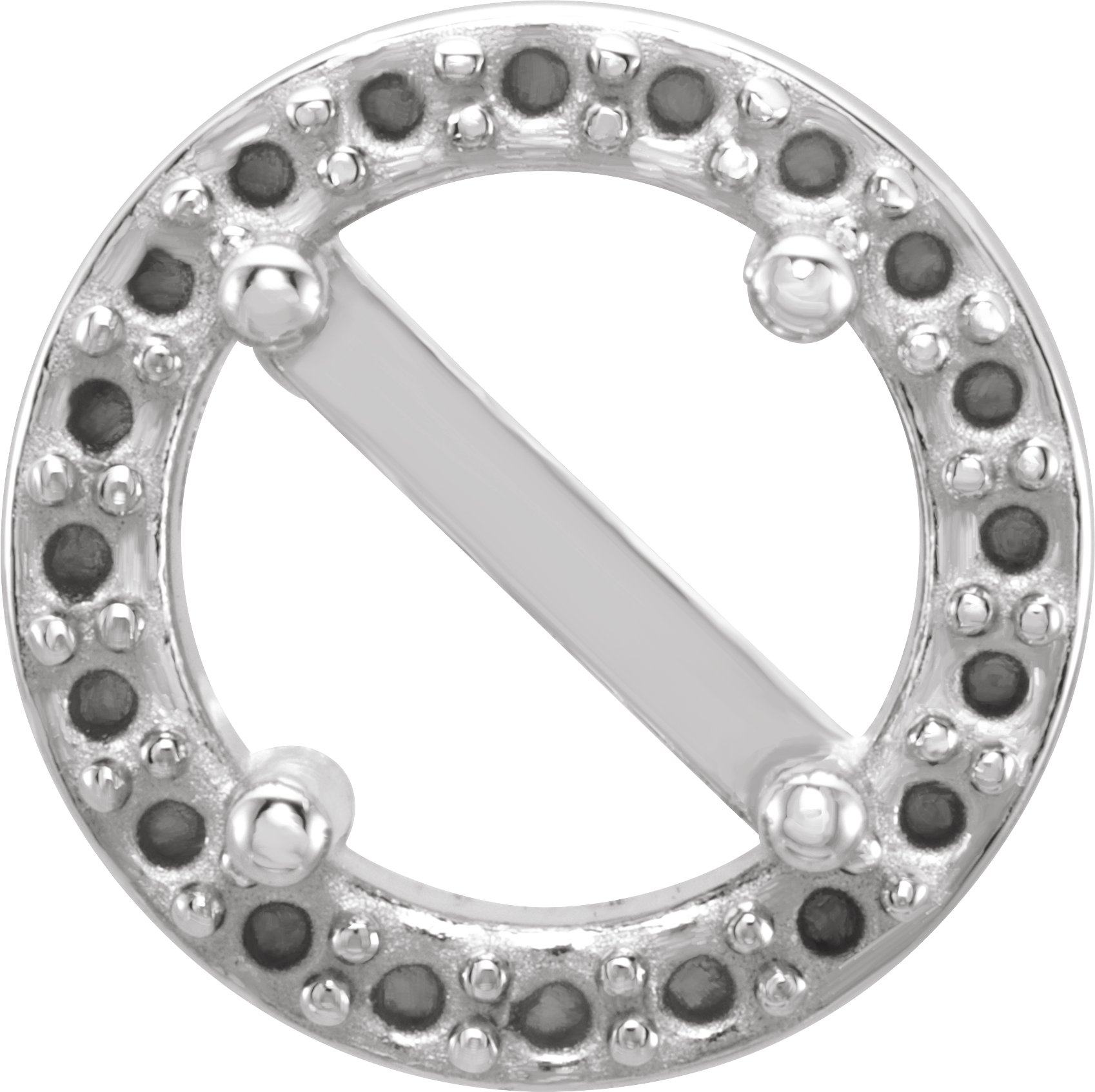 Round 4-Prong Halo-Style Earrings