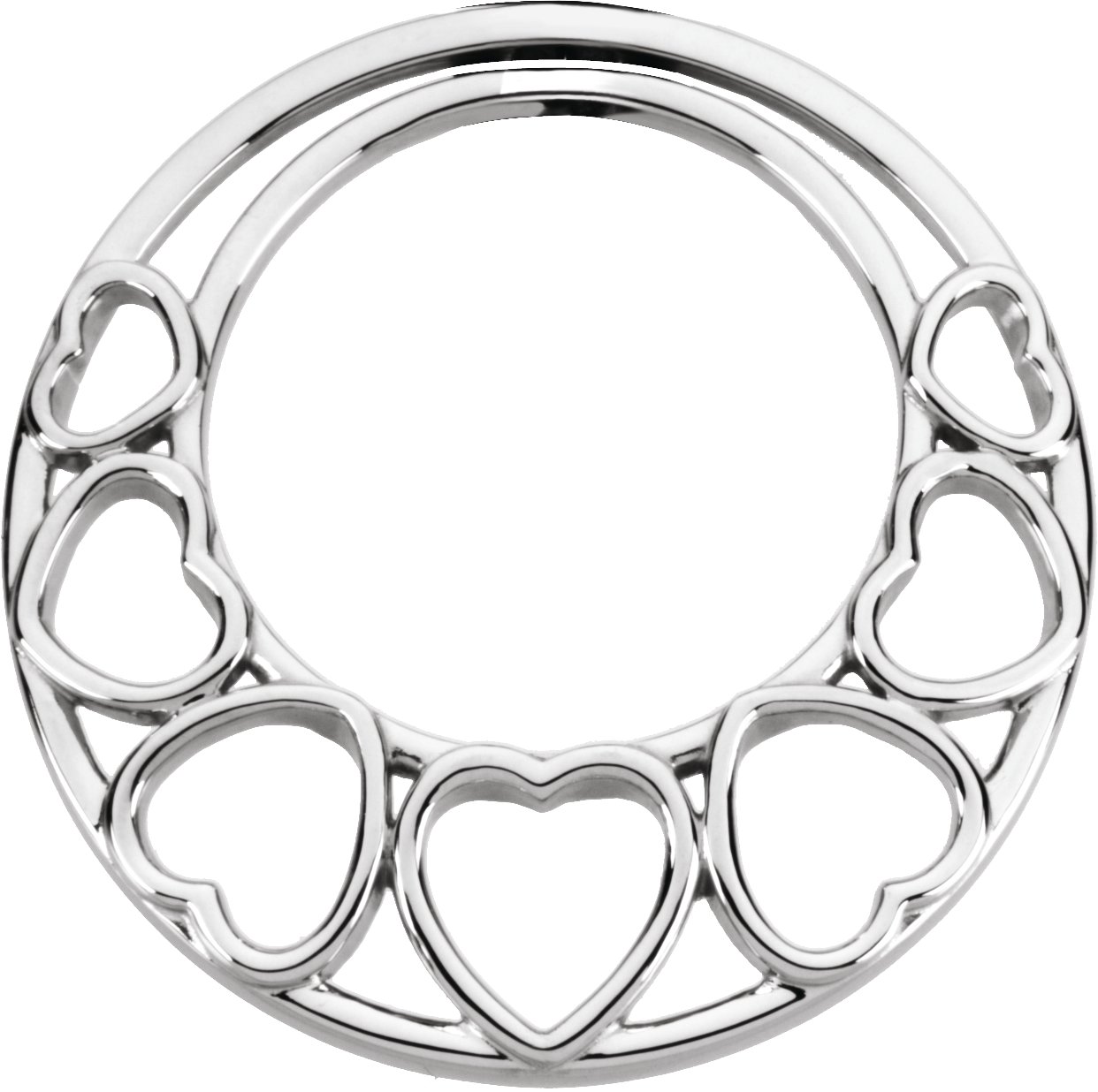 Circle Heart Pendant