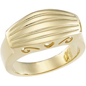 14KY 9.25mm Metal Fashion Ring Ref 246066