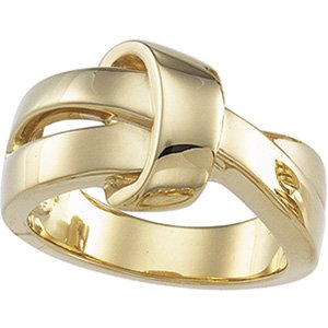 14KY 11.5mm Metal Fashion Ring Ref 454222